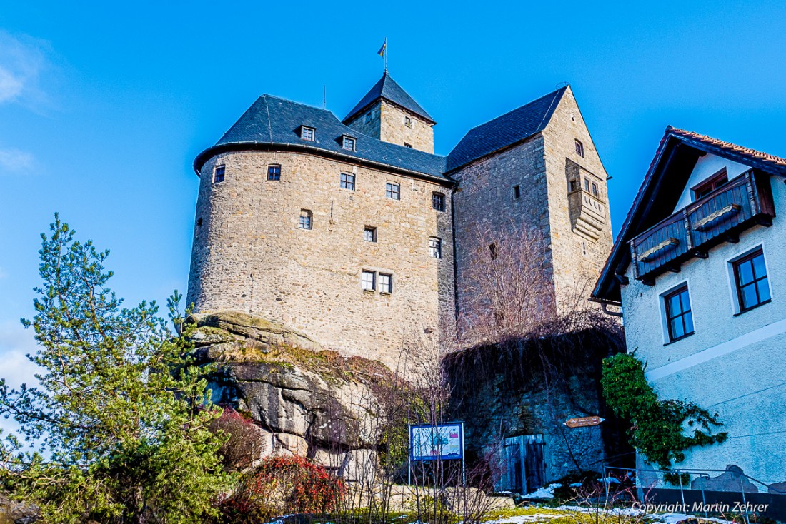 Foto: Martin Zehrer - Burg Falkenberg in Falkenberg. Sie steht oberhalb der Waldnaab. 