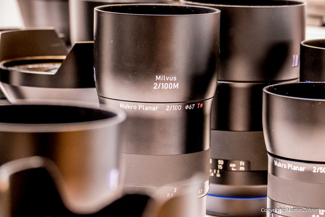 Foto: Martin Zehrer - Viele Hersteller hatten noch mehr Produkte ausgestellt. Hier die Fa. ZEISS... 