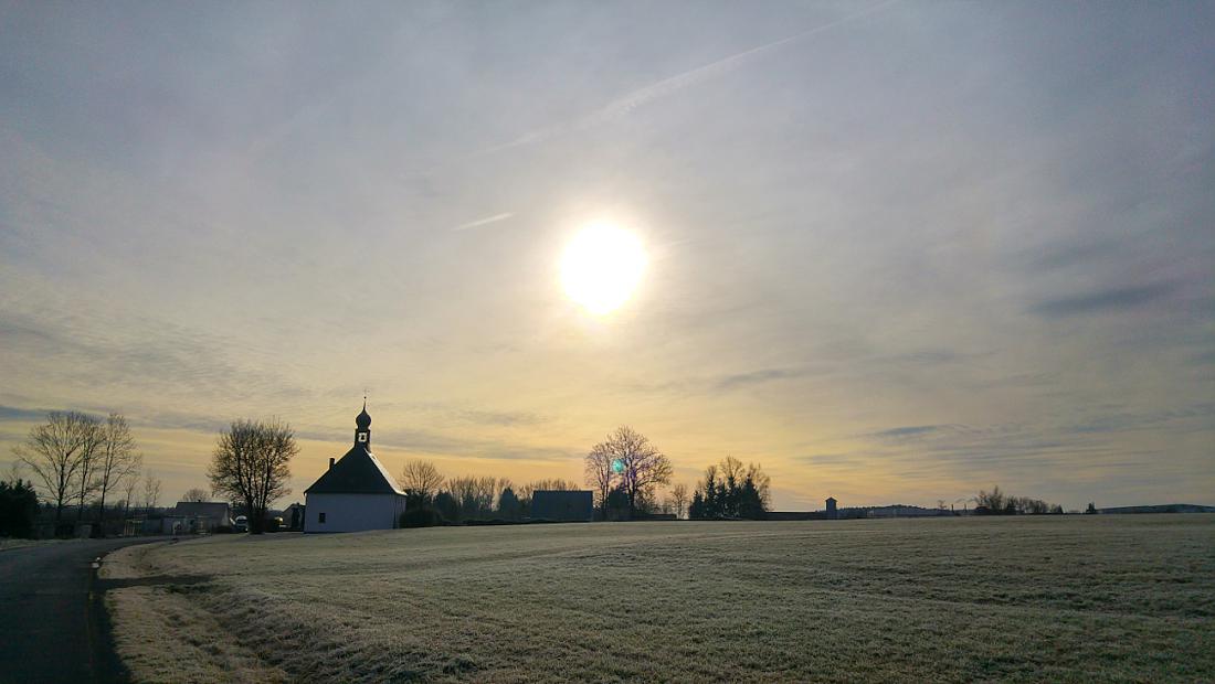 Foto: Martin Zehrer - Frost-Sonne am 11. Dezember 2019 