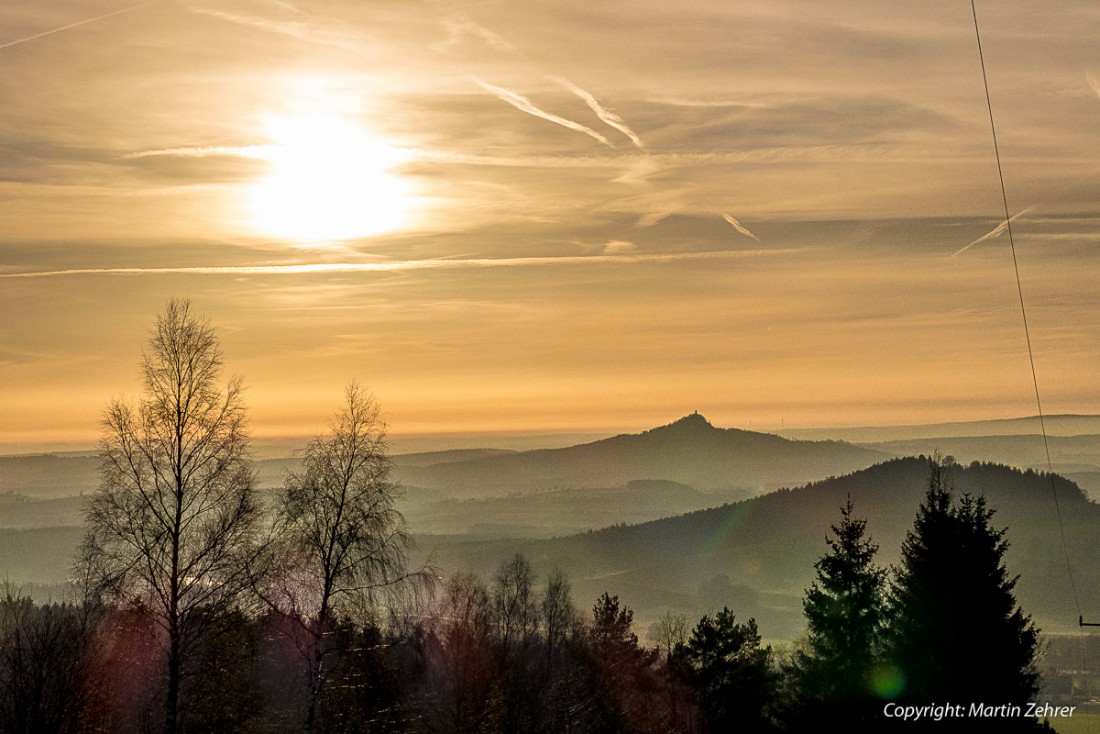 Foto: Martin Zehrer - WOW!!! Der Rauhe Kulm in der Abendsonne von der Godaser Höhe aus gesehen... 