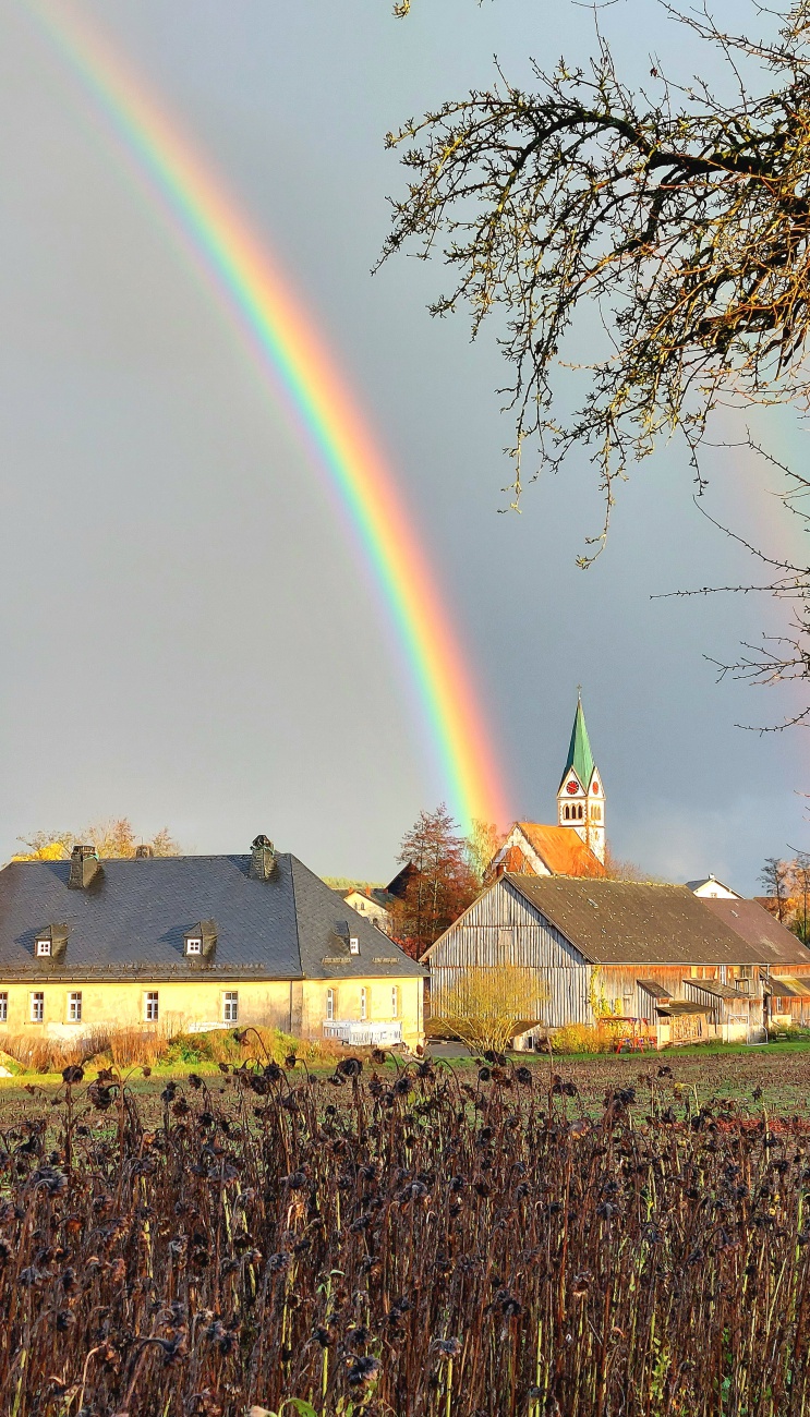 Foto: Martin Zehrer - Ein wunderschöner Regenbogen über Wirbenz... 