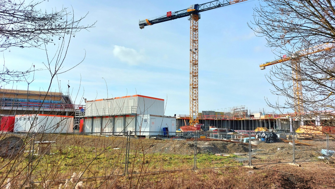 Foto: Martin Zehrer - Realschul-Baustelle in Kemnath... 