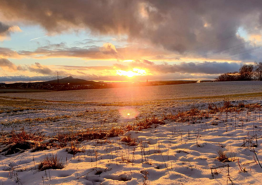 Foto: Martin Zehrer - Zum Nachmittag strahlte dann doch noch die Sonne über den Schnee... :-) 