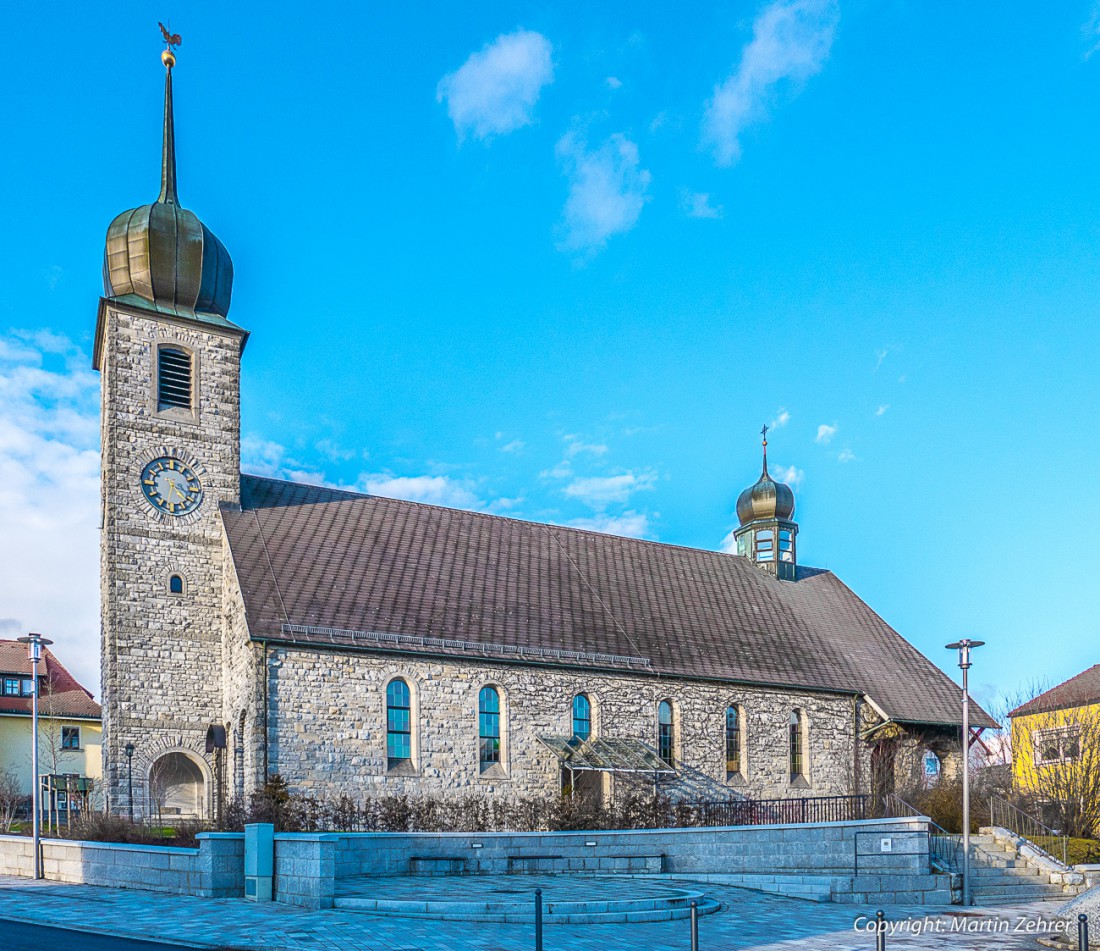 Foto: Martin Zehrer - Die Kirche von Neusorg in der Oberpfalz im Februar 2016 