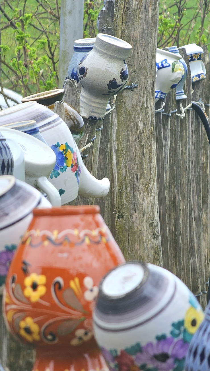 Gartenzaun am Marktredwitzer Haus - Kunst pur...