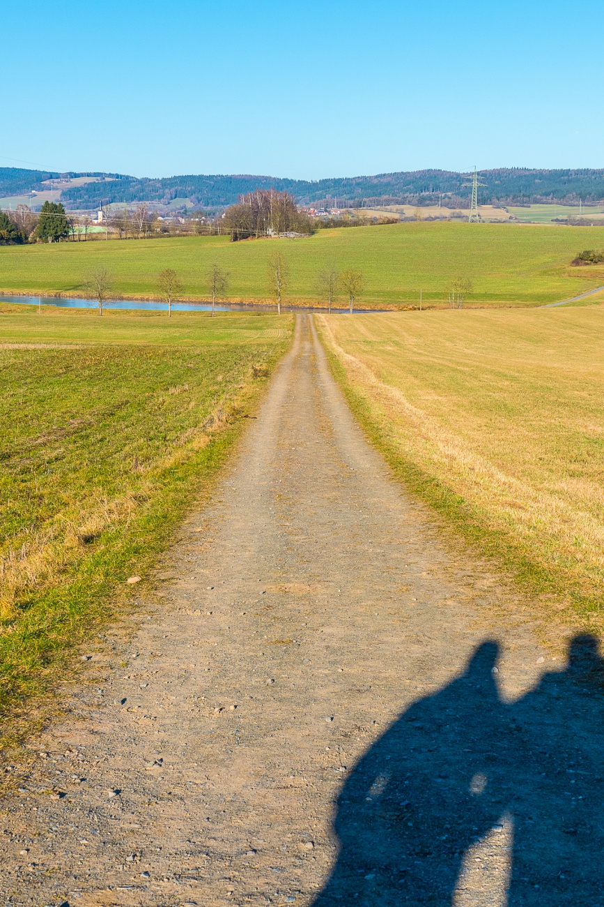 An so einem unglaublich phantastischen Dezembertag kann man nur in der Sonne dahinspazieren und genießen. 