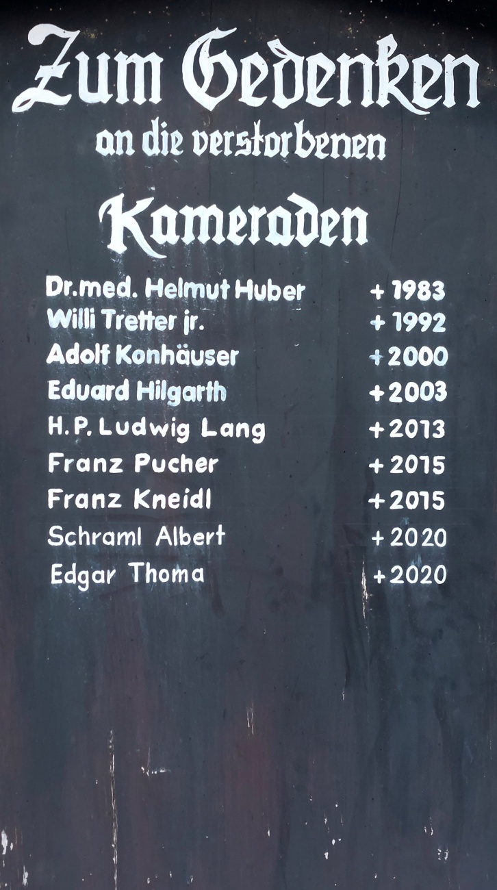 Verstorbene Kameraden am Hackelstein bei Fuchsmühl. 