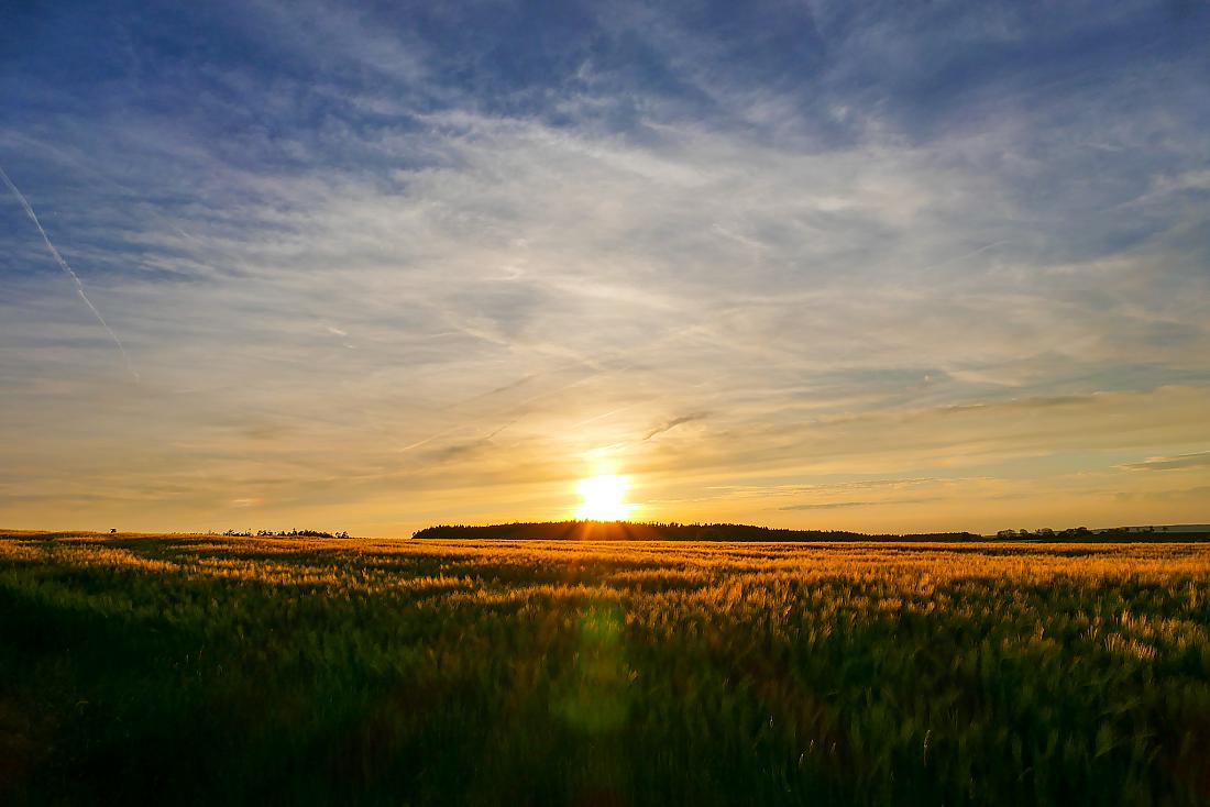 Foto: Martin Zehrer - Beeindruckend zwischen Neustadt am Kulm und Schlammersdorf: Fast wie ein lauer Sommerabend... Es war aber doch recht frisch! 26. Mai 2019 