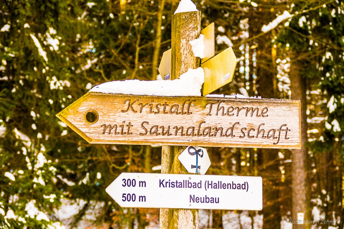 Foto: Martin Zehrer - Schild am Fichtelsee... 