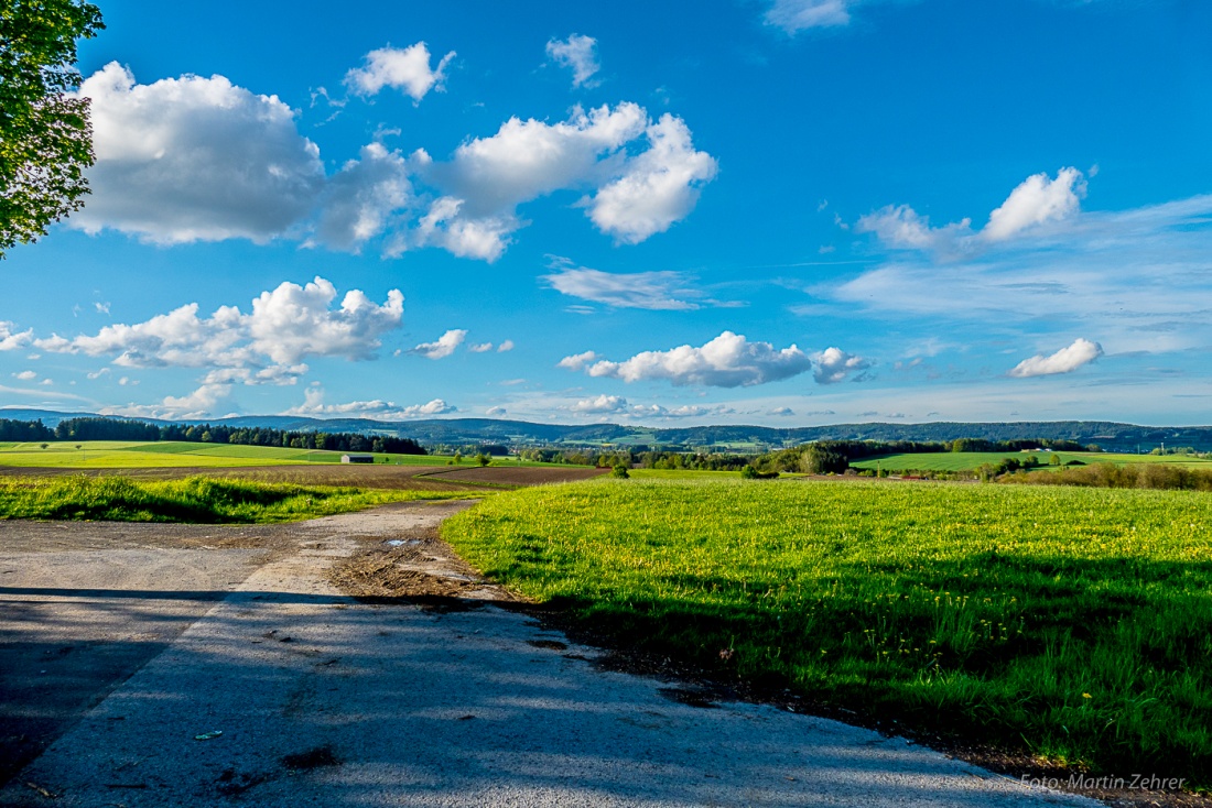 Foto: Martin Zehrer - WUnderbare Aussicht vom Läufer aus... Anhöhe zwischen Kemnath und Kötzersdorf... 