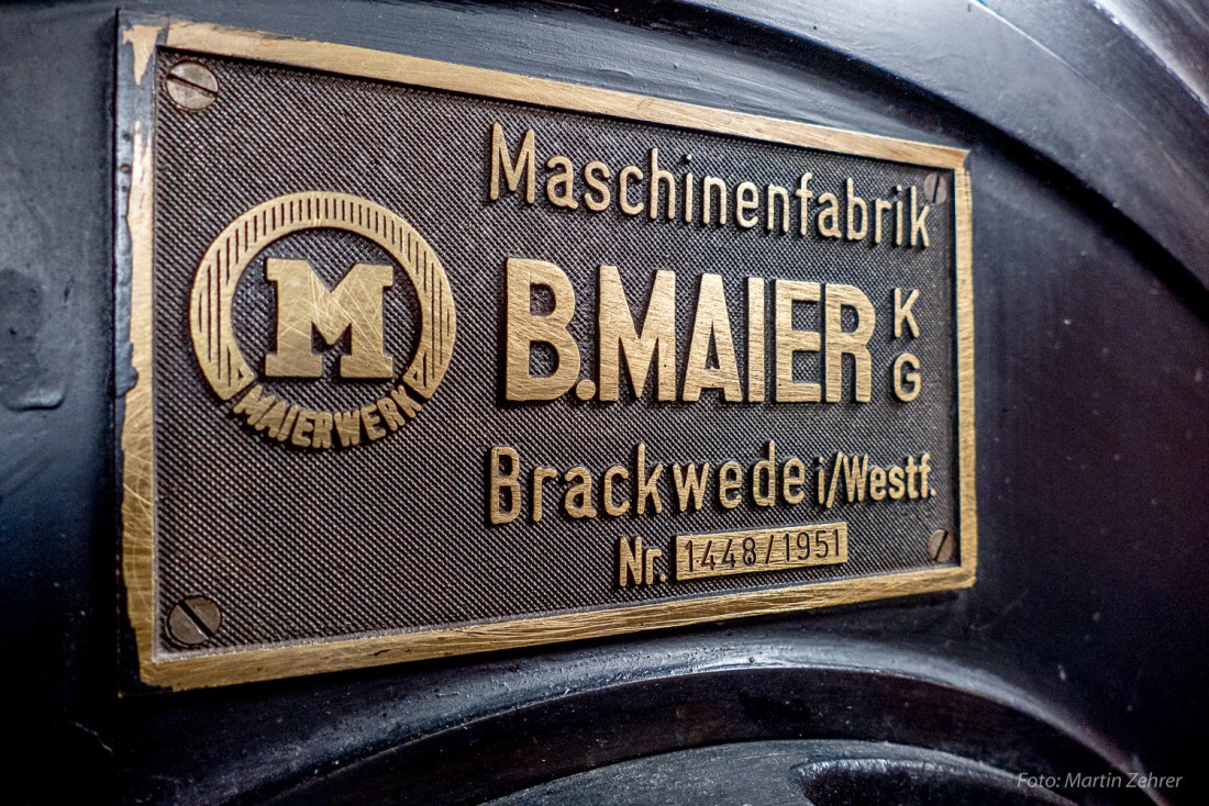 Foto: Martin Zehrer - Der Hersteller der Dampfmaschine, die im Restaurant Museo steht. 
