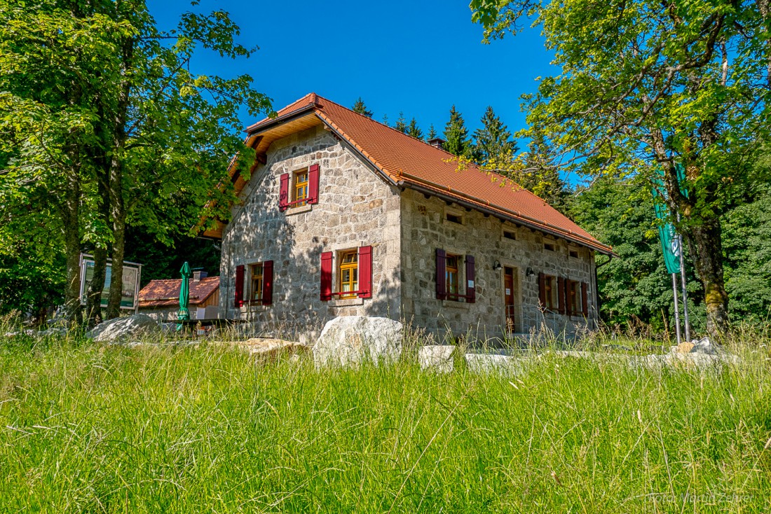 Foto: Martin Zehrer - Geschafft - Das Waldhaus im Steinwald ist erreicht. 