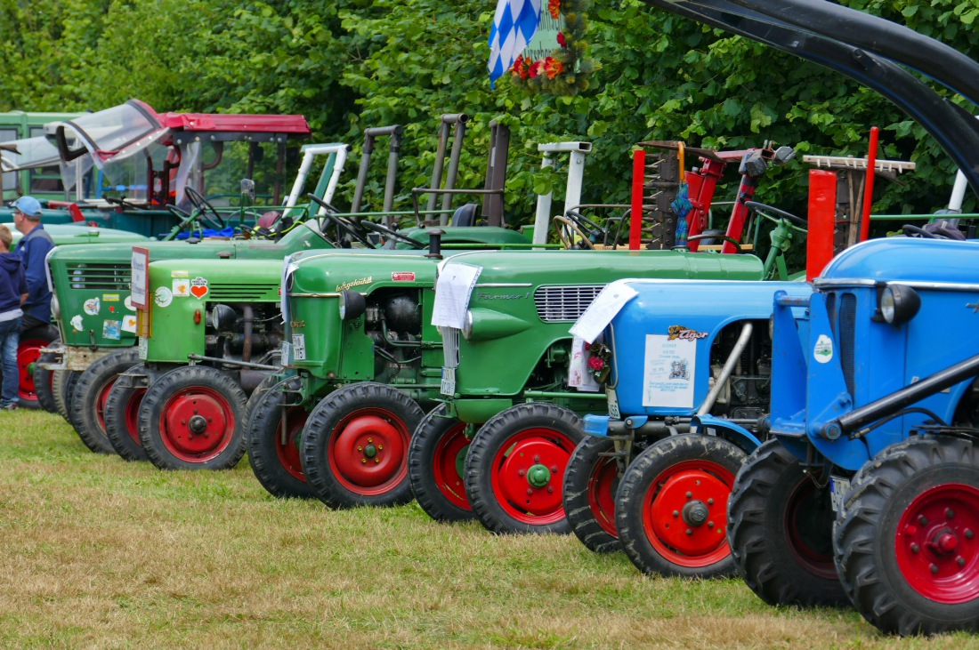 Foto: Martin Zehrer - Traktortreffen 2016 in Oberwappenöst<br />
Trotz Regen am Vormittag kamen an diesem Sonntag ca. 120 Oldtimer-Bulldogs und unzählige Besucher. Zum Mittag hin klarte das Wetter  