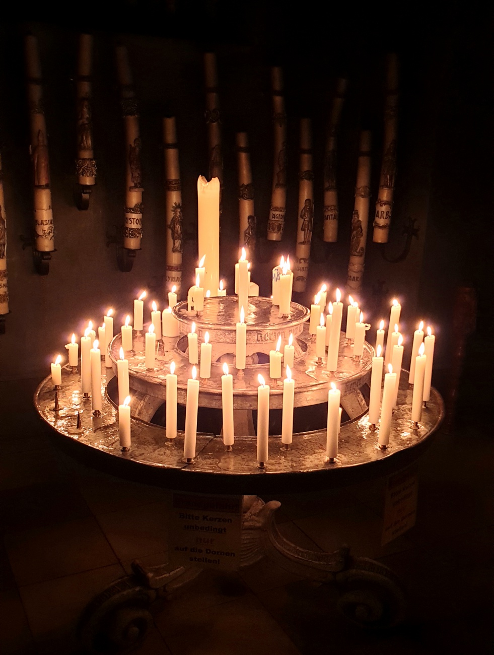 Foto: Martin Zehrer - Kerzen in Vierzehnheiligen... 