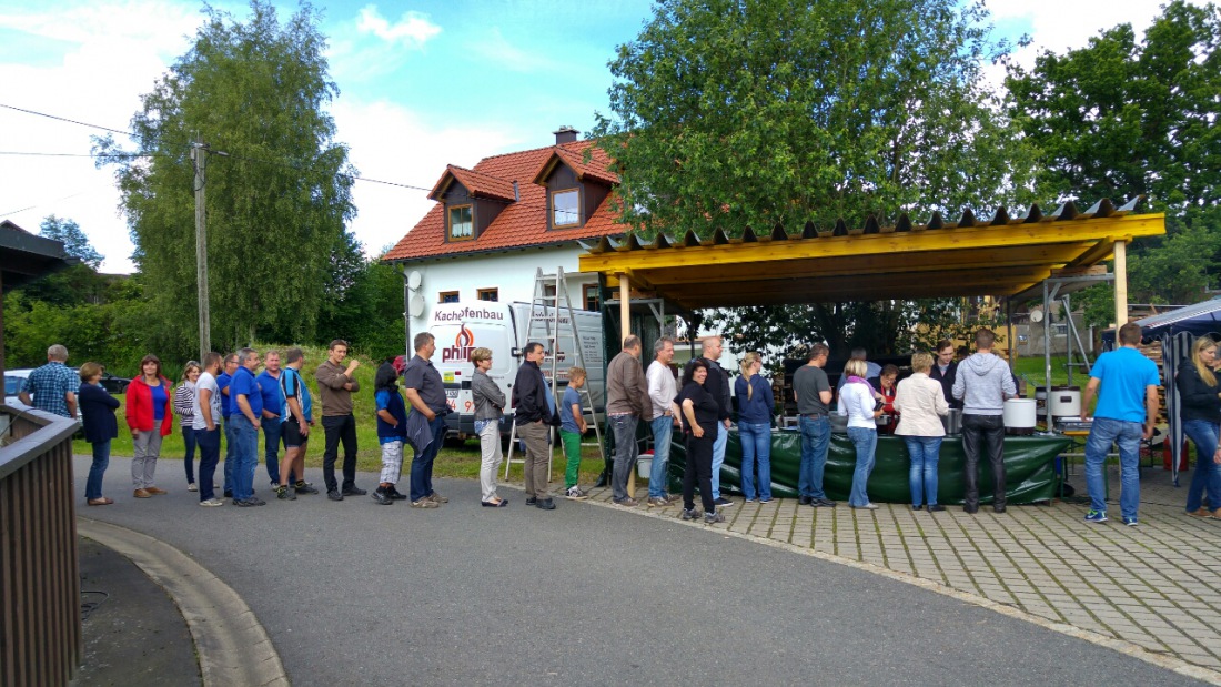 Foto: Martin Zehrer - Backofenfest in Hermannsreuth - läuft! 