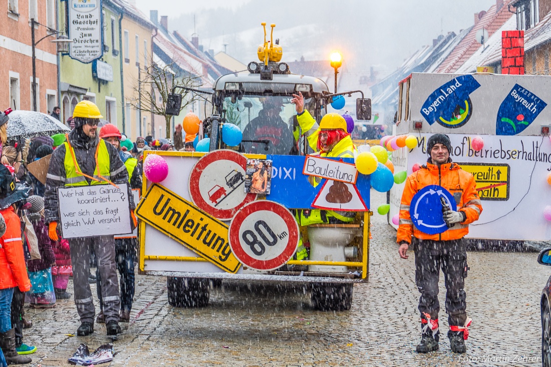 Foto: Martin Zehrer - Gaudi, Gaudi, Gaudi!!! Faschingszug des WCV durch Waldeck am 11. Februar 2018!  