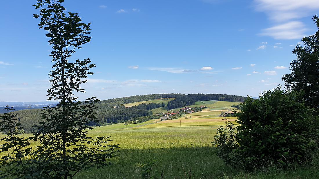 Foto: Martin Zehrer - Das Dörfchen Godas mitten im grünen Paradies eingebettet...<br />
4. Juli 2020 
