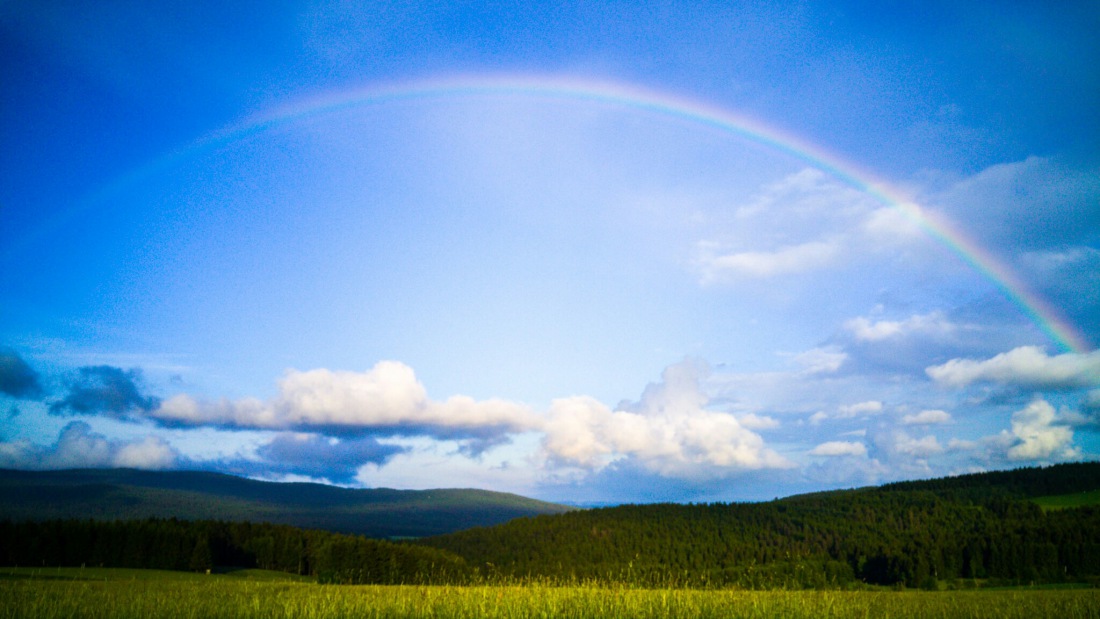 Foto: Martin Zehrer - Ein wunderschöner Regenbogen zwischen Erdenweis und Godas... 