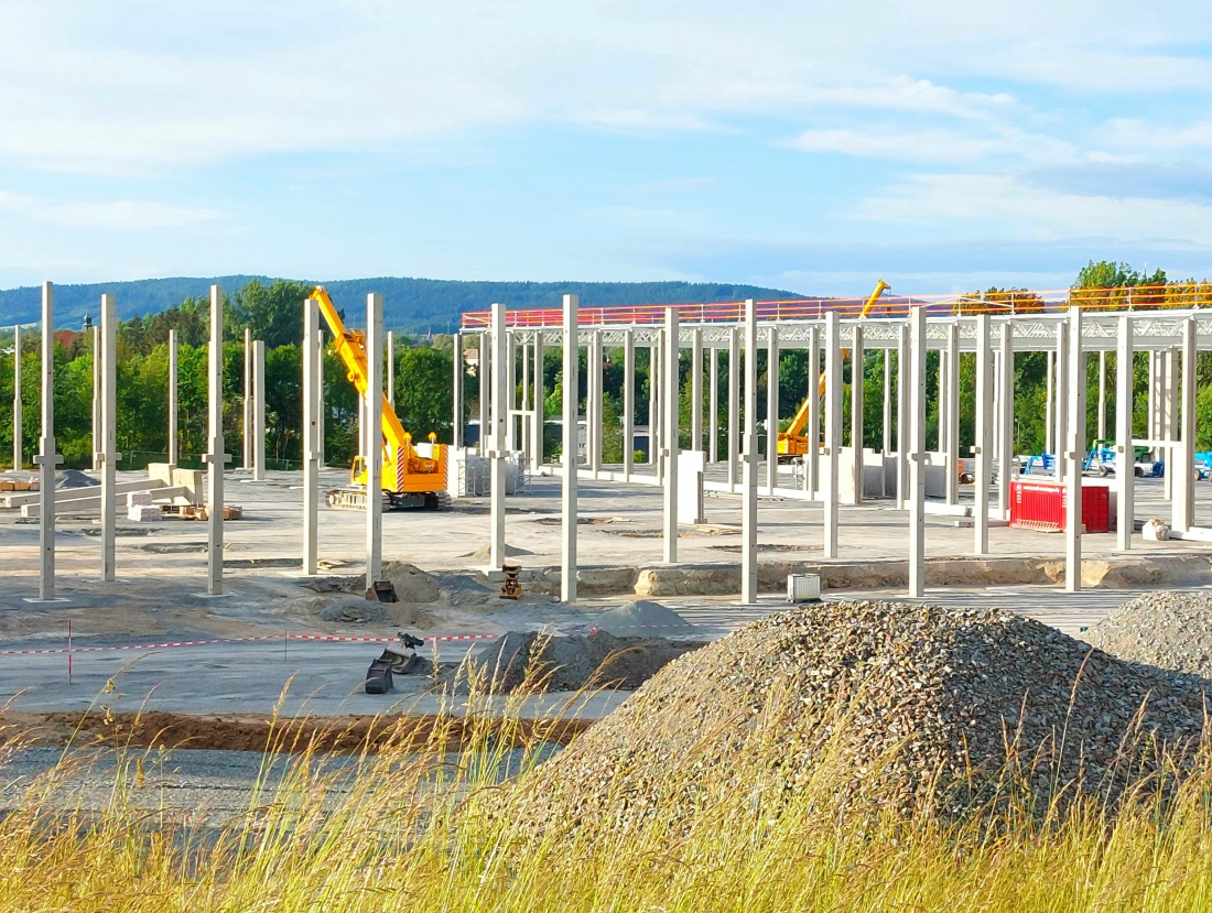 Foto: Martin Zehrer - Hegele-Baustelle in Kemnath...<br />
<br />
Wahnsinn, wie schnell das hier voran geht. 