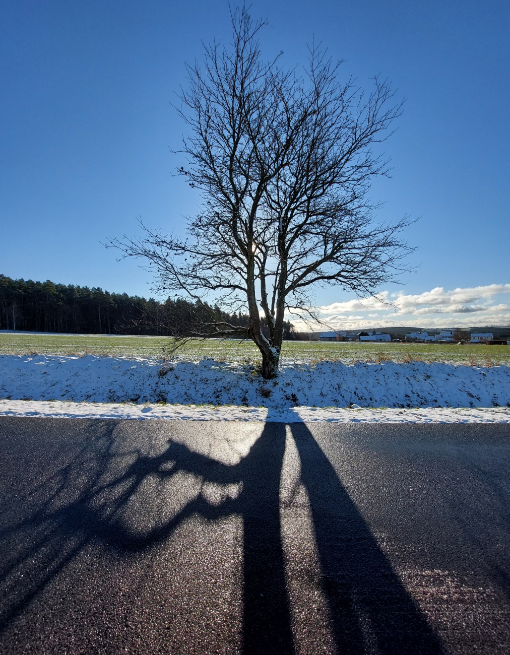 Foto: Martin Zehrer - Herrliche Winter-Wanderung zum waldecker Schlossberg.<br />
Sonne, blauer Himmel und ein Rucksack mit guter Brotzeit.<br />
Was für ein wunderschöner Tag zu zweit! :-) 