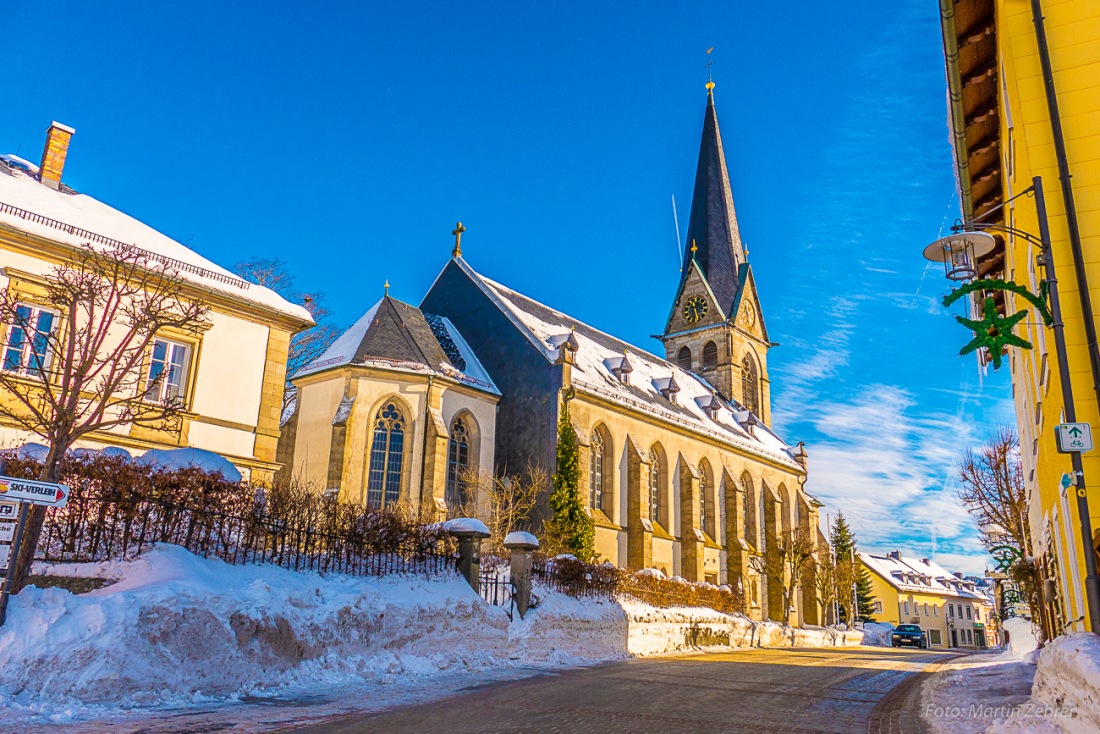 Foto: Martin Zehrer - Die Kirche von Bischofsgrün 