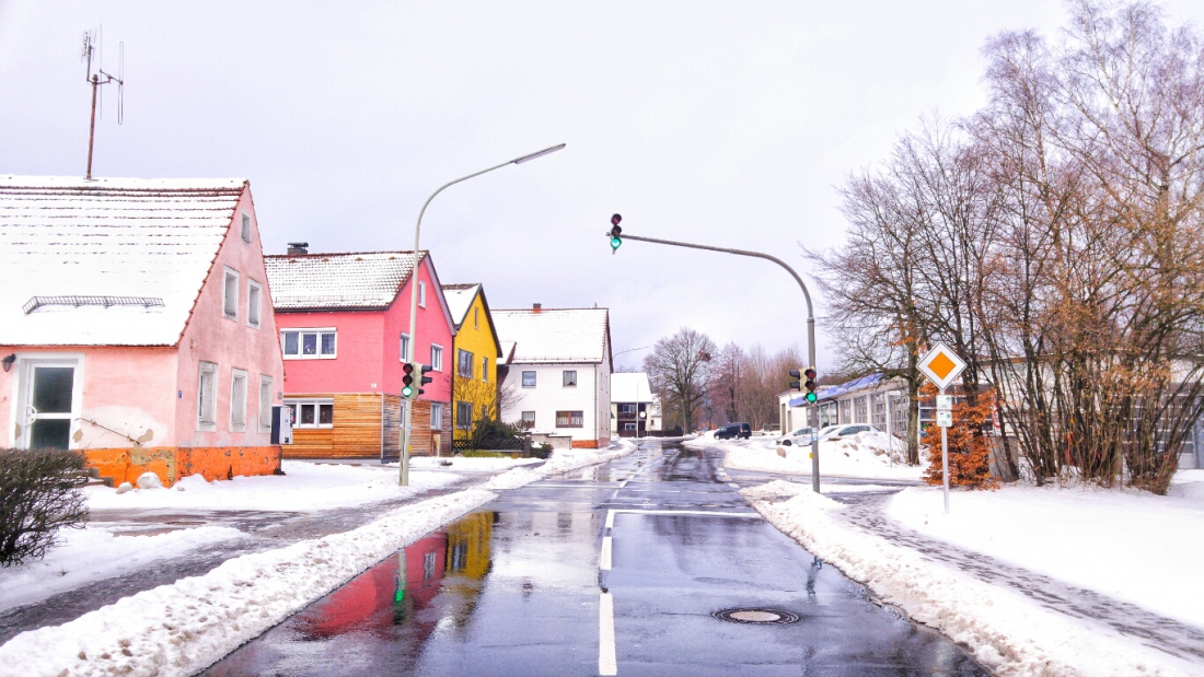 Foto: Martin Zehrer - Eine Ampel in Immenreuth... 