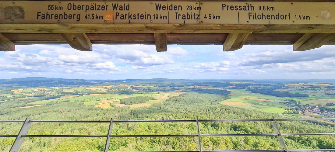 Foto: Jennifer Müller - Einmal Rundum-Blick vom Rauhen Kulm. Wunderschöne Heimat! 