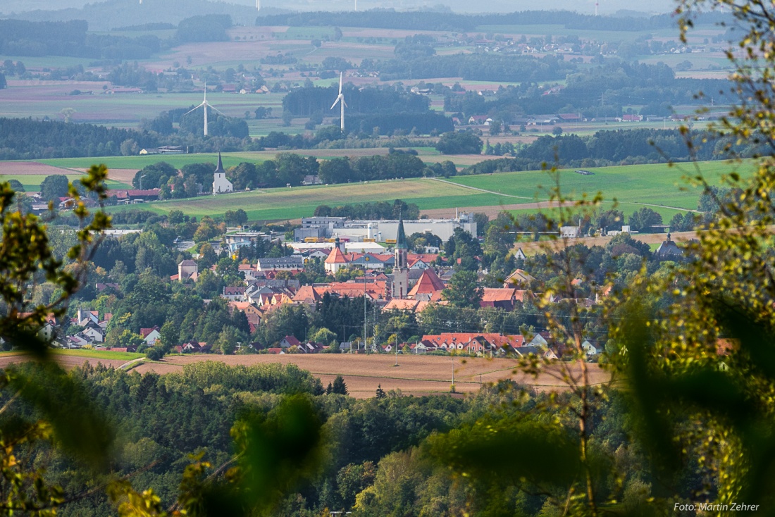 Foto: Martin Zehrer - Das Kemnather Land mit dem kemnather Kirchturm im Zentrum... 22. September 2018 