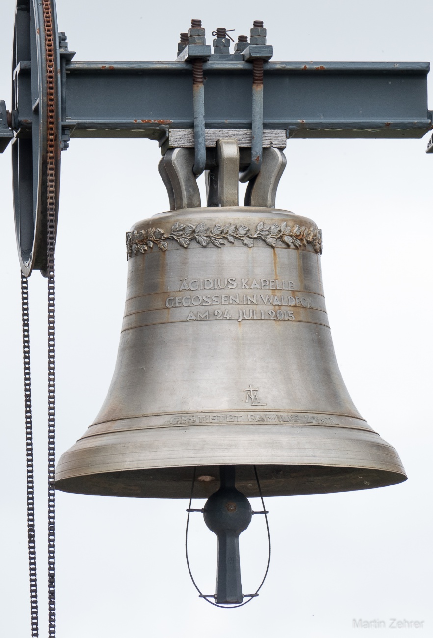 Foto: Martin Zehrer - Die Glocke auf dem Schlossberg bei Waldeck. 