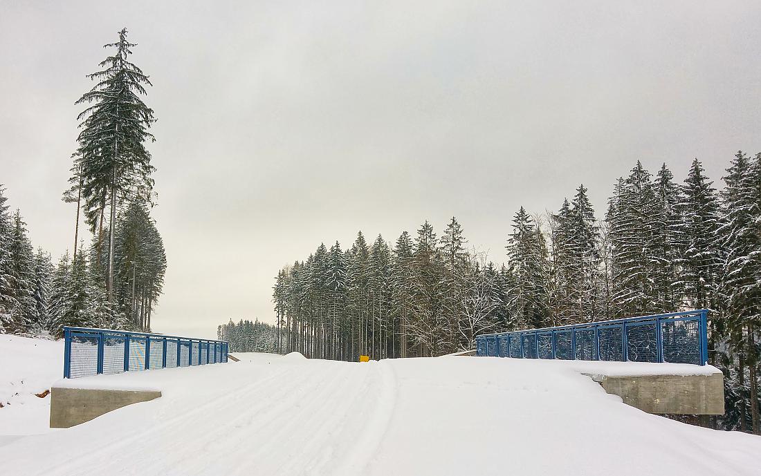 Foto: Jenny Müller - Das erste Brückenbauwerk aus Richtung Erbendorf kommend. 